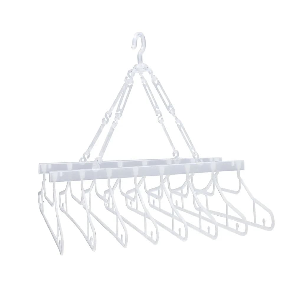 Varal Cabideiro com 8 Cabides - Cristal