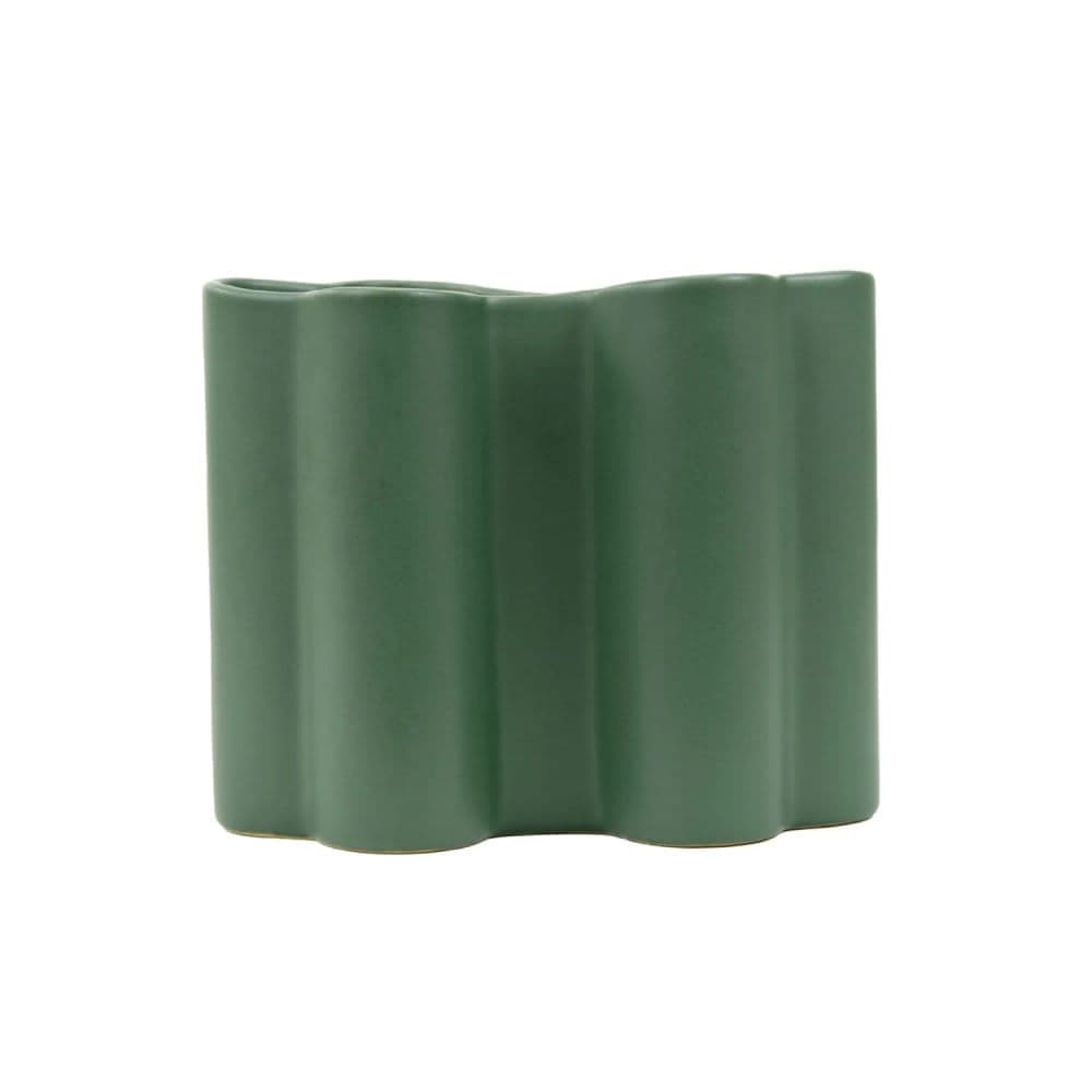 Vaso de Cerâmica 17x20x11cm Verde - Hub.me