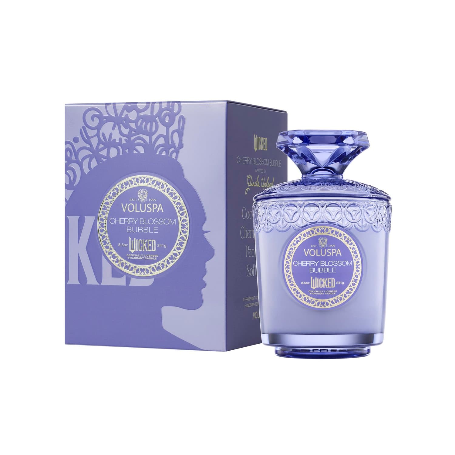 Vela Copo Wicked Cherry Blossom Bubble Voluspa 60 Horas
